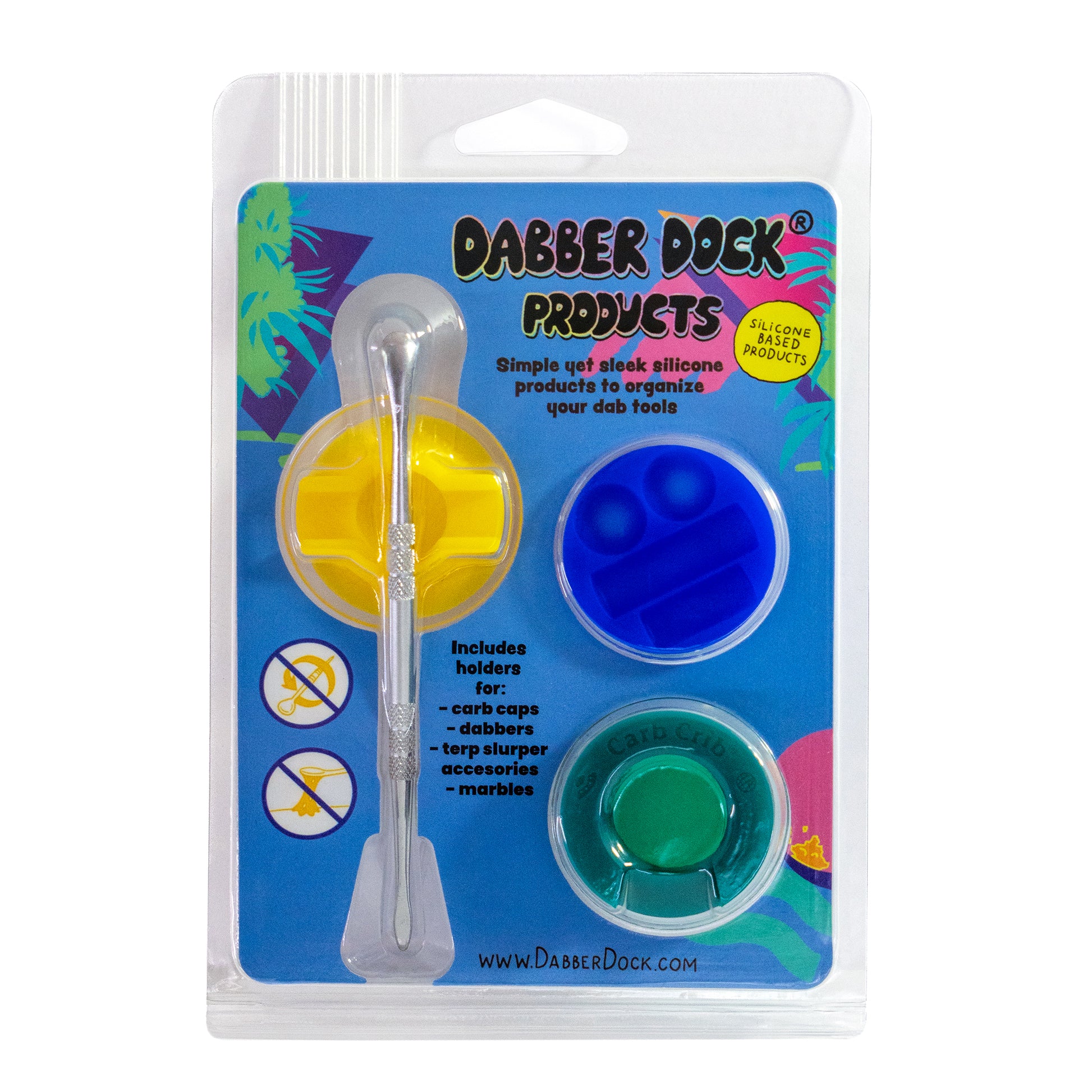 Metal Dabber with Silicone Tips, Assorted Colors, Large